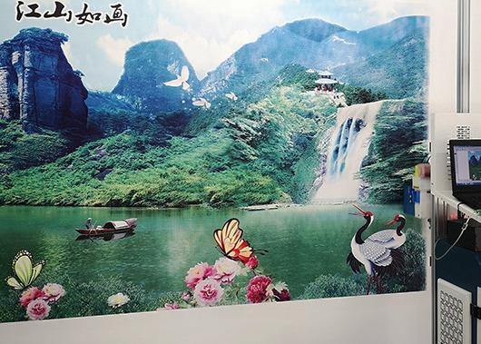 720x720DPL TECO Motor Vertical Wall Painting Machine