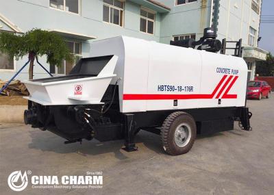 o powerTrailer 176kw diesel montou a capacidade da bomba concreta 90m3/h