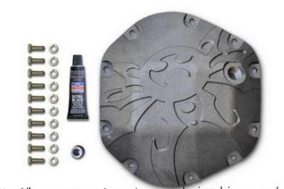 Poison Spider Style Front and Rear Axle Differential Cover for Jeep Jk Wrangler