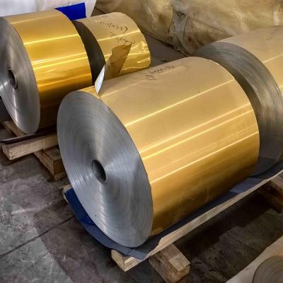 8011 O 0.1mm Durable side painted Aluminum Foil for production baking tray