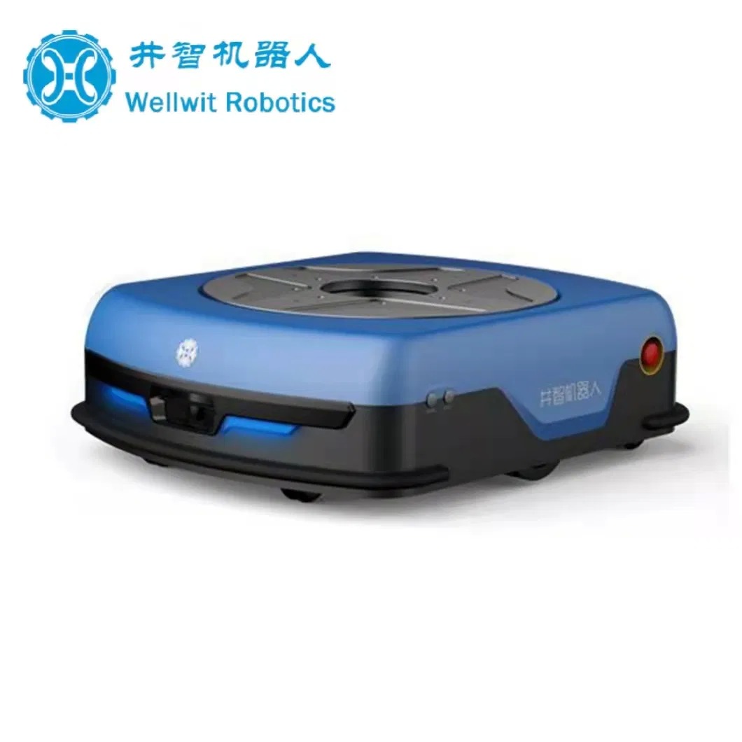 Wellwit 500kg Capacity Lidar Slam Rotating Under Drive Lifting Agv Robot