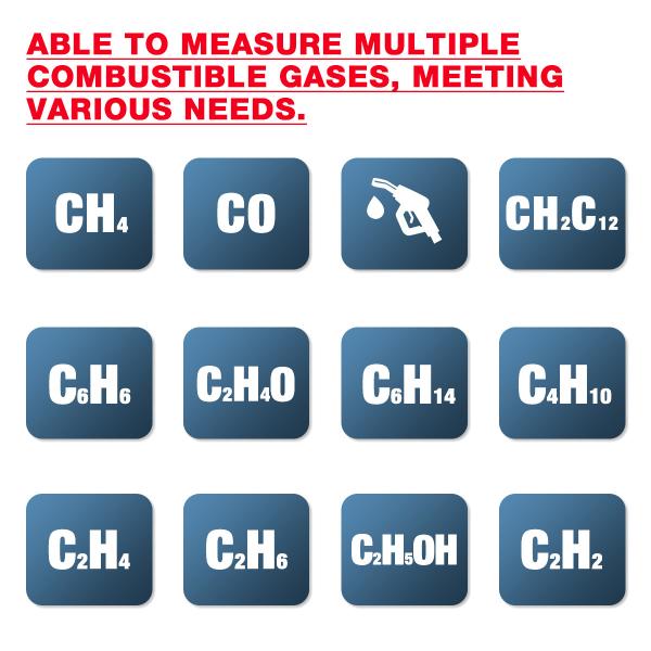 HT58PRO Gas Leak Detector Gas High Precision Gas Sensor Sensitive Sensor Portable Combustible Gas Detector