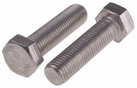 Stainless Steel 430 Hex Metal Bolts Multiple Applications in Various Sizes with 1/2”-13 and Passivation