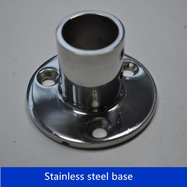 Boat Hand Rail Fitting-30 Degree Round Base,Marine Stainless Steel