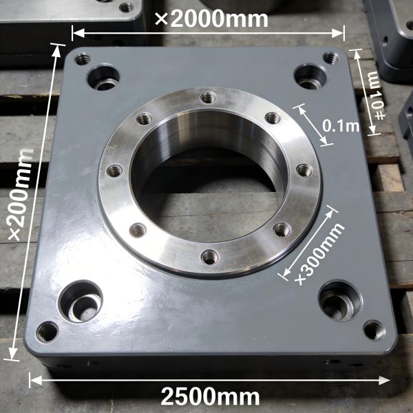 Anodized Polished Painted OEM Precision Machined Parts 2000mm X 500mm X 300mm