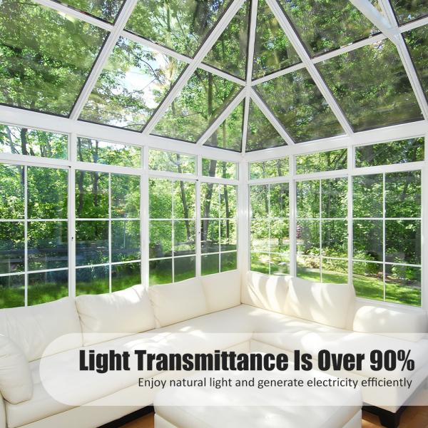 Huaping High Quality Power Glass Custom N-Type Bipv Glass Thin Film Solar Panel Perc IBC Sunrooms Building Facades