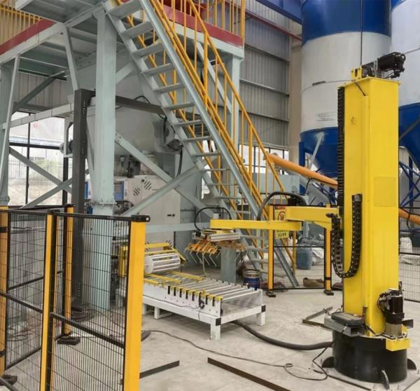 Swing Arm Robot Palletizer Fast Palletizing Efficiency Of Granular Bags In Feed Building Materials Chemical Industry Logistics Industry