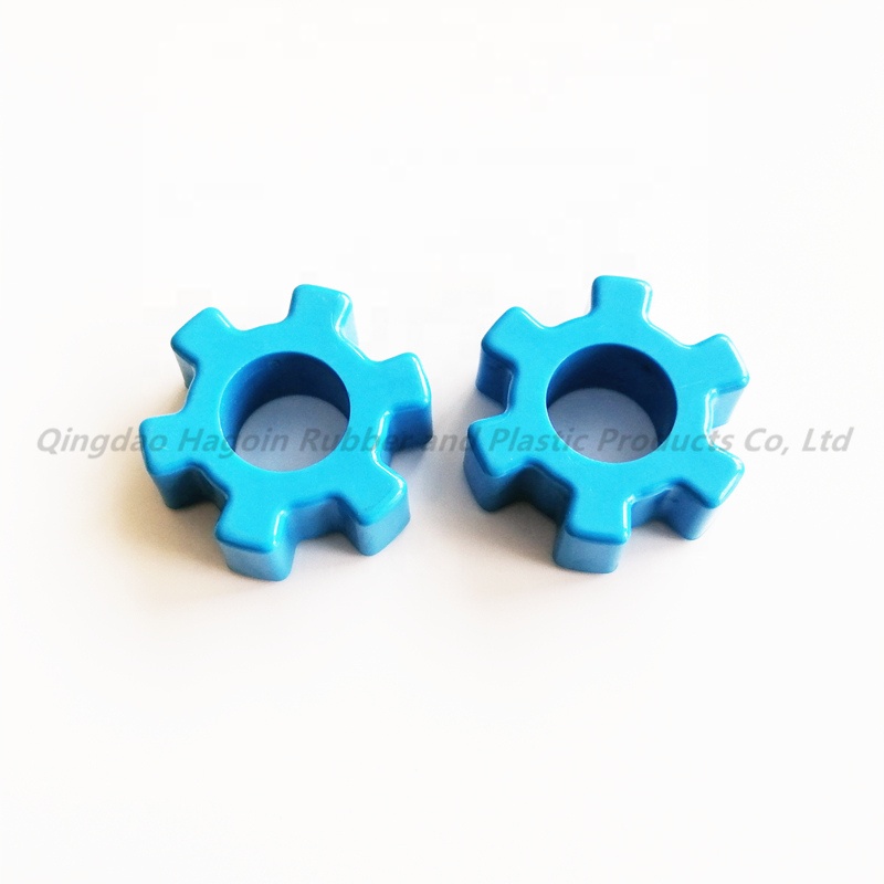 Custom Injection Plastic Spare Parts, Plastic Plum Gear, Cushion, Coupling Spider Coupling Plastic Cog
