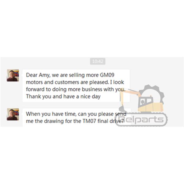 Части экскаватора A25F A30F A35F A40F Пистоновый вентилятор VOE 15070857