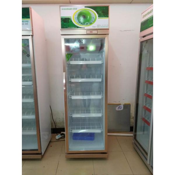 400L Commercial Beverage  Cooler / Drink Refrigerator Glass Door Single