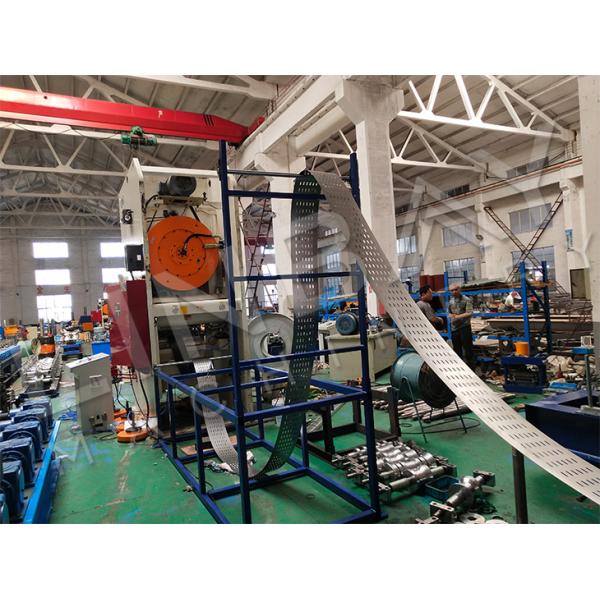 Carbon Steel Cable Tray Production Line 380V 11kw Full Automatic Perforated