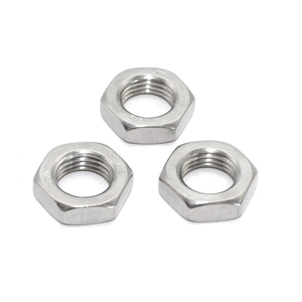 Quick Installation DIN439 Stainless Steel Hex Thin Nut Ss304 Nut Metric Thread M3-M48