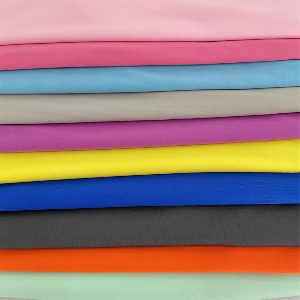 Absorção de umidade Tricot de tecido de malha Camisa impermeável 75D para bolso de braço esportivo