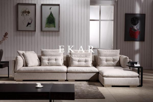 Fabric Sofa Set Funiture Home L Shaped Modern Couch For Sale