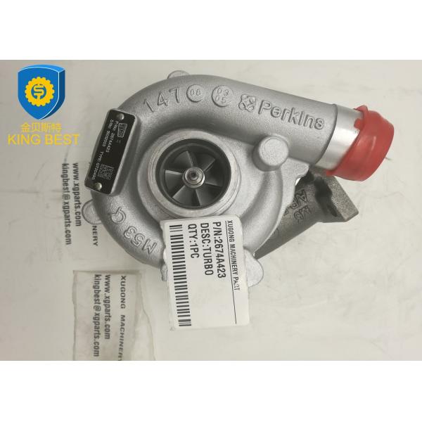 3.3L Excavator Auto Turbocharger , High Performance Petrol Turbocharger 2674A423