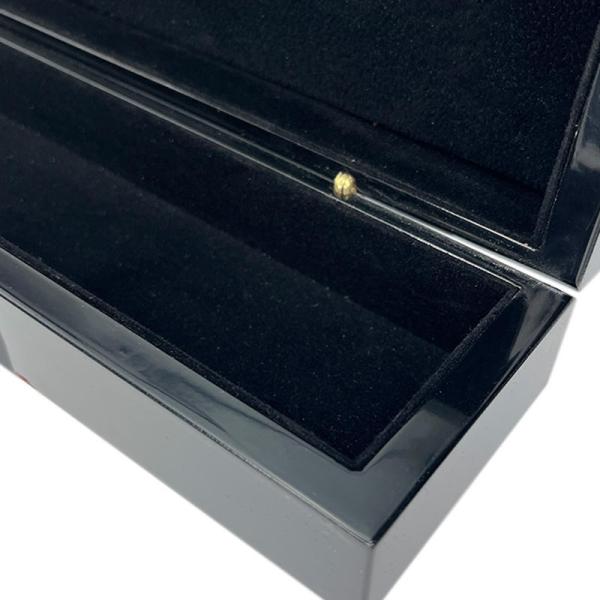 Custom Logo Luxury Pen Box Lacquer Finish Velvet Lining For Executive Gifts