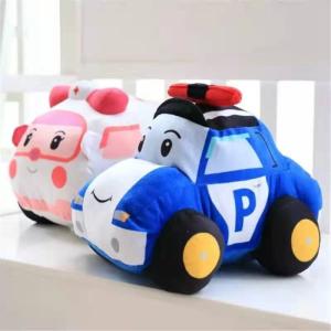 presente amigável do menino de Polly Ambulance Plush Police Car do algodão de