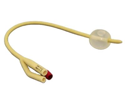 3 Way Latex Foley Catheter 5ml-30ml Balloon Medical Urinary Tube
