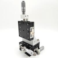 Tipo de alimentación eje de la bola de la guía de la dislocación del micrómetro exacto manual linear de la tabla de XYZ