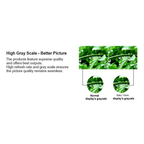 High Grayscale UHD Full Color Led Display P1.56mm With 400x300mm Light Cabinet