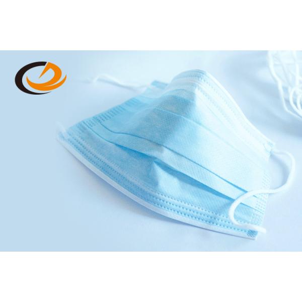 Anti Virus Non Woven Face Mask Single Use Without Breath Valve Dust Resistant