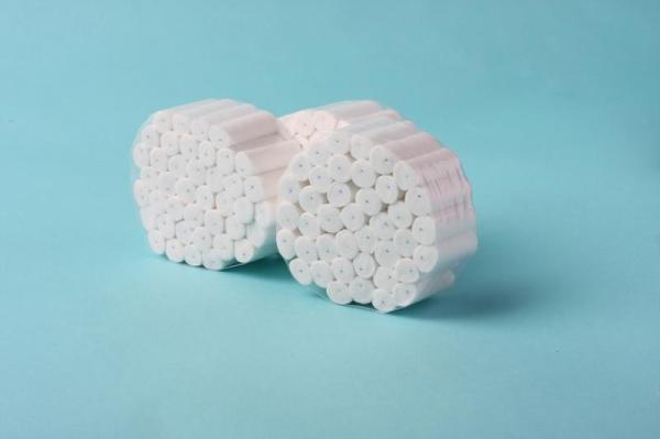 Rolos de algodão dentário dentário descartável