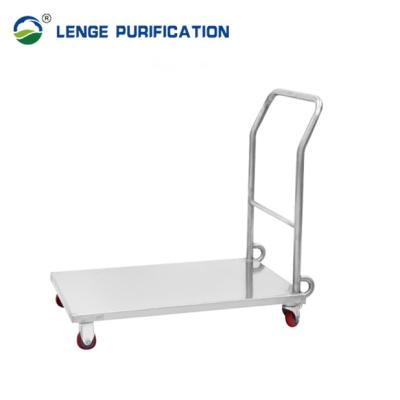 Clean Room SUS 304 Trolley Stainless Steel Furnisher For Pharmaceutical
