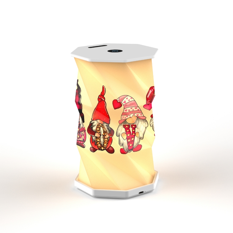 700mA Super Mini Craft Paper Lamp Rotating Led Light Paper Party Decor