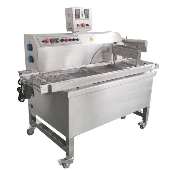 Electric Chocolate Enrober Machine 220V Single Phase 3.1KW Power 60KG Output