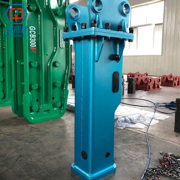 Excavadora de 5 toneladas Demolición hidráulica Rammer Rompecabezas Martillo 150-170 Bar