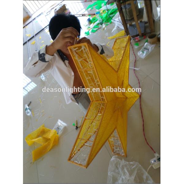 Customize commercial 3ft 4ft 5ft 6ft 8ft shopping mall large hanging LED christams star