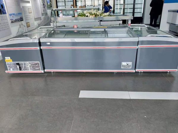 Direct cooling Commercial Chest Freezer Glass Top