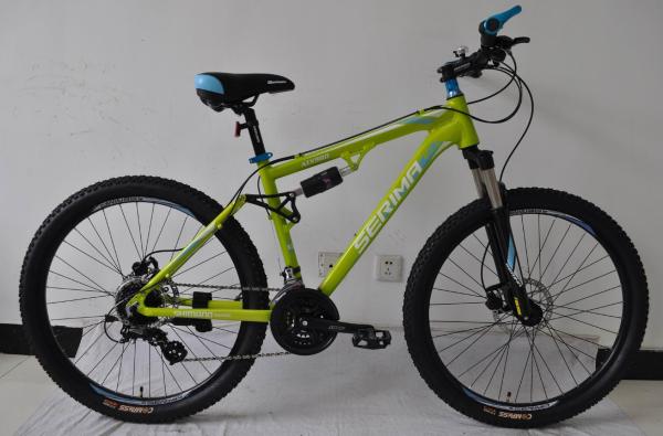 Made in China wholesale 26 inch steel 18/21 speed dual suspension mountain bike MTB bicycle/bicicle