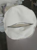 Saco de filtro líquido personalizado do poliéster branco do zíper para o tratamento da água