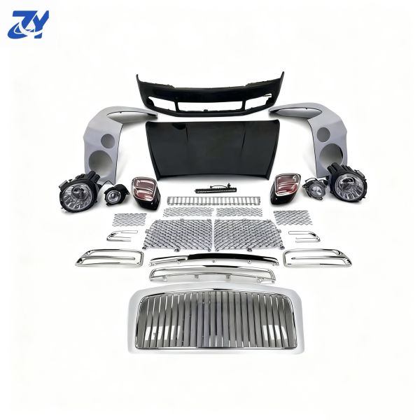 2010-2016 for Bentley Mulsanne Upgrade 2017-2020 Body Kit Headlight Taillight Middle Grille Front Bumper Hood New Clip