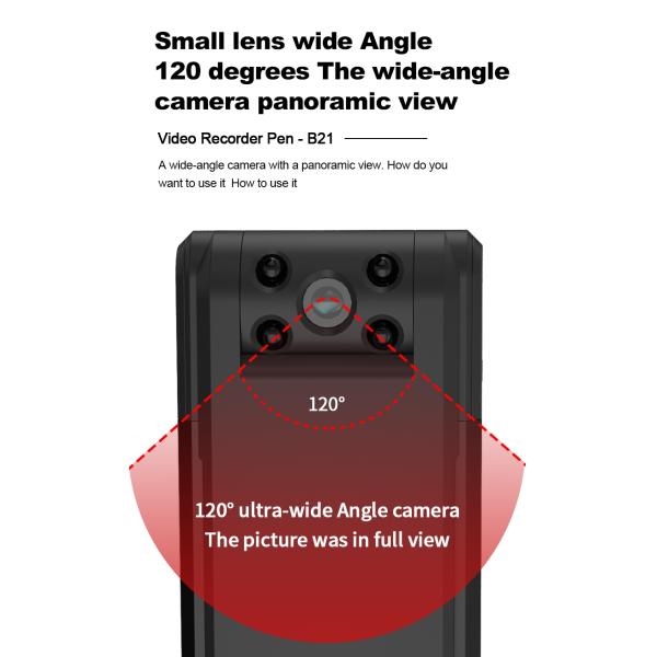 Камера ночного видения WIFI GPS 1080P несенная полицией сальто 180 градусов