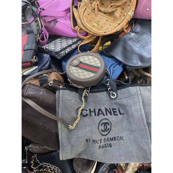 Philippines Leather Used Brand Bags Shoulder Strap Handbag for Men Women
