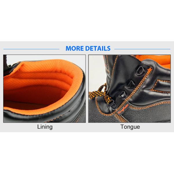 Люди европейского стандарта неподдельные кожаные водоустойчивые работают ботинки ботинок безопасности со стальными крышкой и стальной пластиной пальца ноги