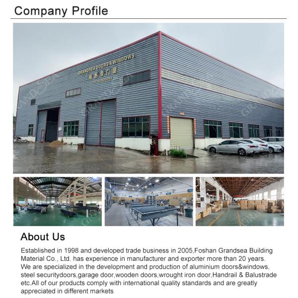 Modern Screen Main Entry Rod House Storm Security Black Single Double Modern Wrought Cost Iron Front Doors