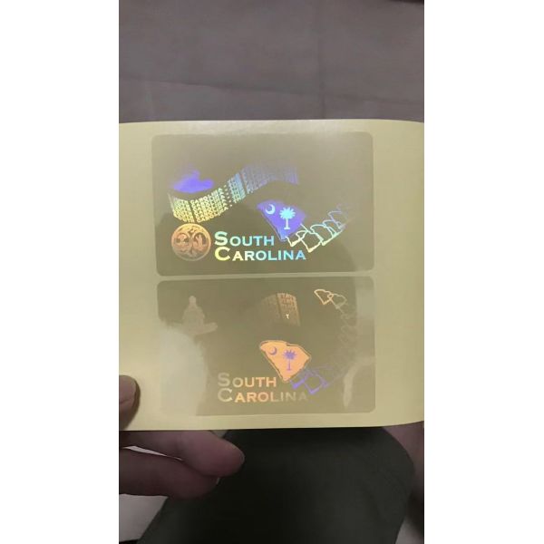 SC ID state overlay state hologram sticker