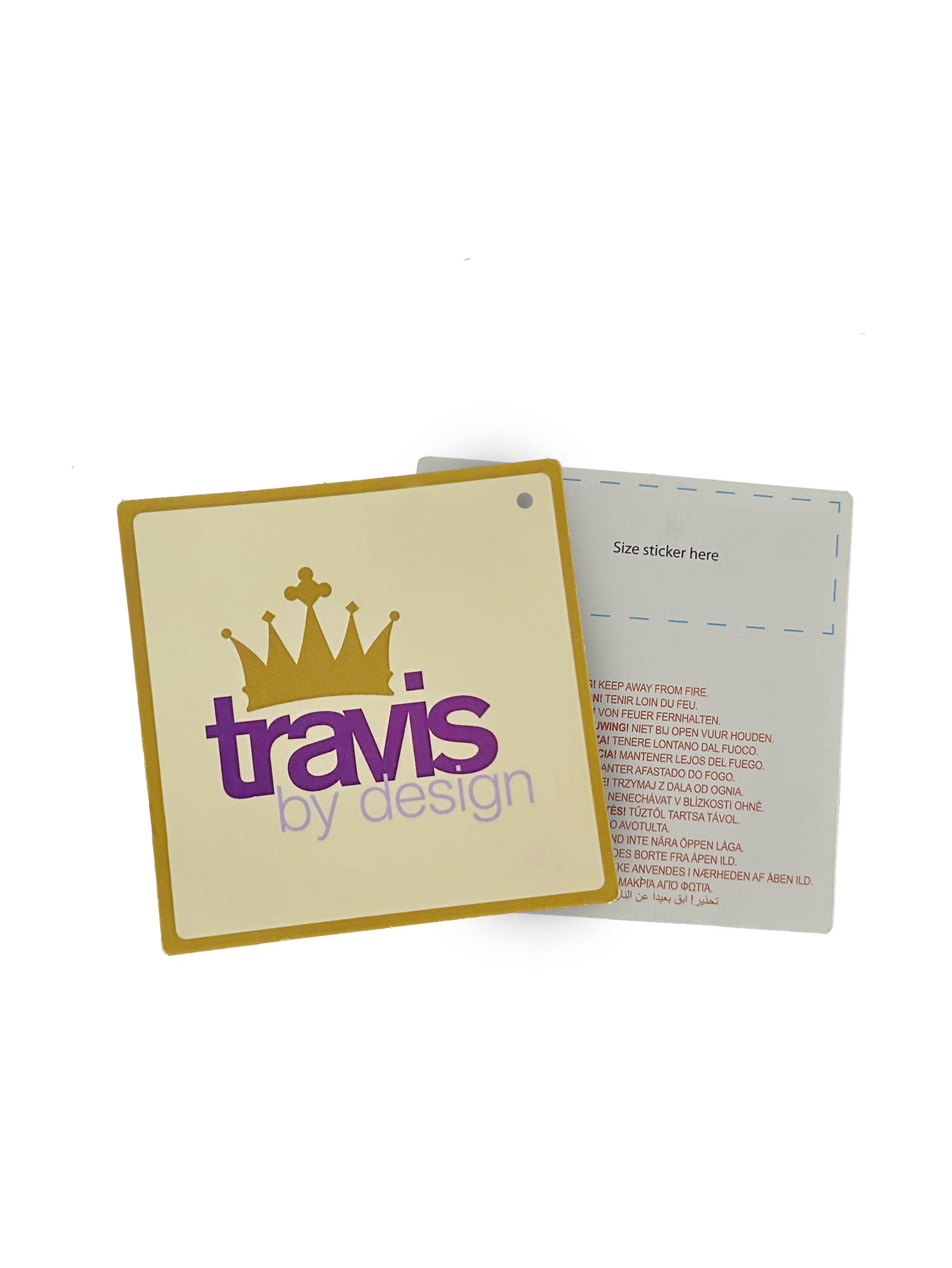 Премиум Custom Hang Tags Модные брендовые Swing Tags Роскошный Swing Tag