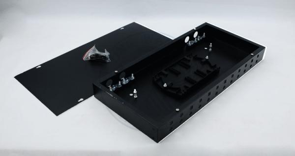 XYFiber 24Port  Rack Mount Fiber Optic Terminal Box , Fiber Patch Panel 1U 19 inch
