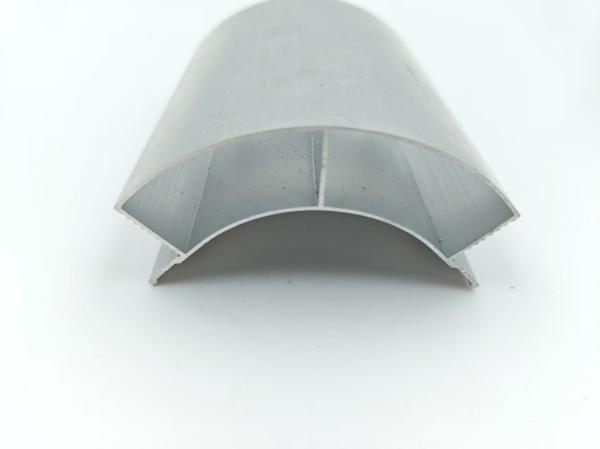 Cabinet doors with aluminum alloy arc filling strips customized round edge decoration embedded furniture metal edge banding