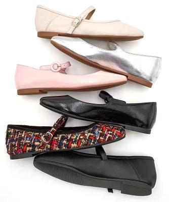 Open Toe Womens Flat Sandals , Leather Flat Sandals Comfortable