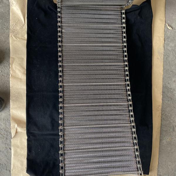 Alta capacidad de carga 50-2000 kg/m2 Cinturón transportador de malla de alambre Estrutura de tejido equilibrada para cargas pesadas