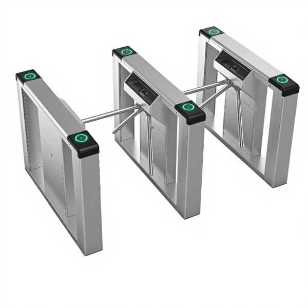 1400*255*980mm Single Core Three Roller Gate SUS304 RFID IC Card Access Control