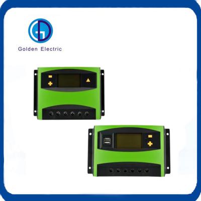 12V/24V 10A/20A/30A/40A/50A/60A Controlador de carregador solar PWM com sistema de energia solar