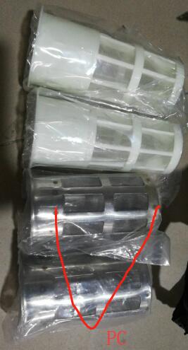 Steel Materials Excavator Spare Parts , Diesel Fuel Tank Strainer Corrosion Resistant