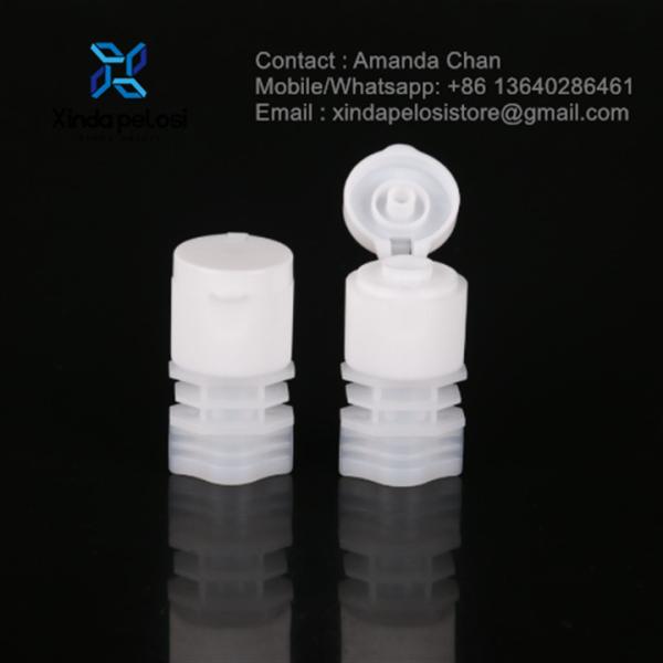 Flip Top Pour Spout Caps Stand Up Pouch Flip Cap Closures para venda