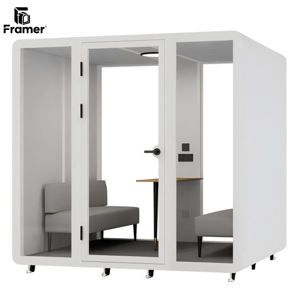 Customizable Soundproof Office Pod Modular Private Work Booth Adjustable